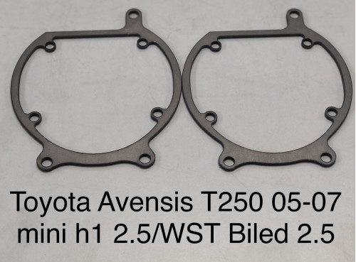 Переходные рамки для Toyota Avensis II Рестайлинг (2006 - 2009 г.в.) на WST BILED 2.5